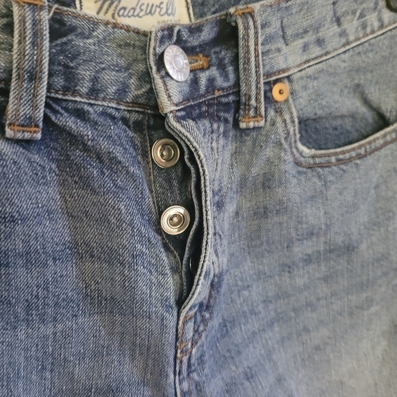 Madewell Cutoff High-waist Denin Shorts Size 26 - Picture 4 of 11
